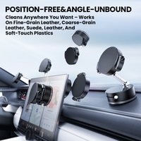 Soporte Magnético Flexible y Plegable para Teléfono Móvil, con Ventosa de Vacío, Ajustable en Altura, para Escritorio y Coche