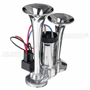 Bocina Eléctrica de Aire de 600DB y 12V con Doble Trompeta, Súper Potente, con Válvula Solenoide, para Vehículos, Autos, SUV, Camiones, RV, Barcos - Product Image 3