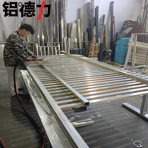 Barandilla <span class=keywords><strong>de</strong></span> Aluminio para Balcón, Escalera, Villa, Jardín, Paneles <span class=keywords><strong>de</strong></span> <span class=keywords><strong>Valla</strong></span> <span class=keywords><strong>de</strong></span> Listones, Perfil <span class=keywords><strong>de</strong></span> Puerta, Resistente al Óxido y al Agua - Product Image 3