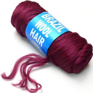 Fil à tricoter acrylique synthétique <span class=keywords><strong>Afro</strong></span> de haute qualité 70g <span class=keywords><strong>cheveux</strong></span> de tresses de <span class=keywords><strong>laine</strong></span> brésilienne pour les femmes noires - Product Image 2