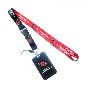 2025 Hot Sale America Football Team <span class=keywords><strong>Lanyard</strong></span> Kunden spezifischer Druck Baltimore Ravens Nfl <span class=keywords><strong>Lanyard</strong></span> mit ID-Karten halter - Product Image 3