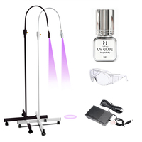 Lampe UV professionnelle pour cils 5W 10W, lumière LED pour extension de cils, machine de séchage de colle à cils pour usage en salon