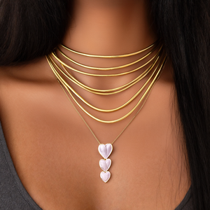 E395-N220-0163Z Collares de moda con capas - Product Image 3
