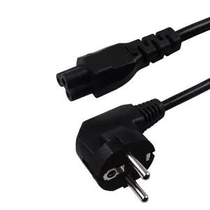 1,5 m 6 Fuß deutsches hochwertiges Ac 3-Stifts Iec C5 Pvc Schuko Vde Pin zugelassener Stecker Elektro-Leiterkabel