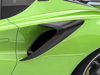 Pour Lotus Emira mise à niveau V Style évents latéraux en Fiber de carbone sec et évents d'aération de garde-boue arrière