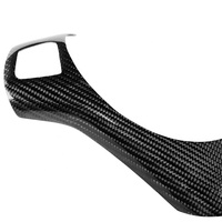 Couverture de volant en Fiber de carbone véritable, autocollant pour BMW série 3 E90 E92 E93 M3, JDMotorsport88