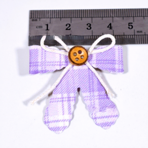 Nouvelle Broche en Tissu à Nœud Carré Style Forêt à Motif Écossais en Fer, Accessoire DIY Unisexe Fait Main pour Vêtements d'Enfants, Mariage et Fête - Product Image 4