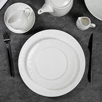 Vaisselle Chargeur Assiettes Mariage Porcelaine Assiettes Blanches Traditionnel Chinois Tasse À Thé Nordique Assiettes Bol Ensemble pour Restaurant