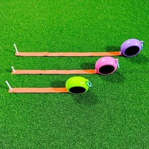 Règle de distance de putting et de chipping SwingPerfect <span class=keywords><strong>Golf</strong></span>, ruban à mesurer rétractable 7,5 m, bande en tissu, trous pour tees, portable, ambidextre - Product Image 6
