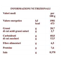 Vente en gros de biscuits italiens Cabrioni Emilian, en forme d'anneaux, entièrement en farine, sucrés, riches en fibres, faibles en gras, en sachet de 9 pièces x 650 g