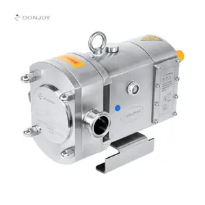 DONJOY full stainless steel coverage high clean lobe pump three-leaf six-leaf rotor in brewery fruit drink yogurt jam