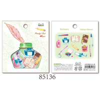 Paquet d'autocollants nekyi pour journal à la main, adhésifs décoratifs pour ordinateur portable, en papier esthétique, personnalisés