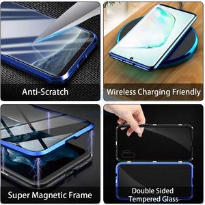 เคส360กระจกนิรภัยสองด้านแม่เหล็กสุดหรูสำหรับ OPPO Reno 12F 12FS 12 Pro 11F <span class=keywords><strong>Reno8T</strong></span> - Product Image 3