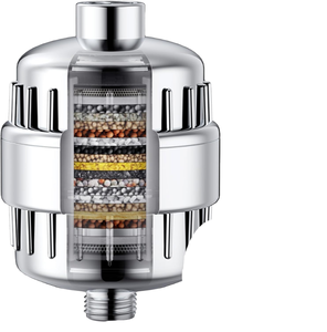 Mejor Filtro de Ducha de Carbón Activado de 15 Etapas, Eliminación de Cloro y Agua Dura, Construcción de ABS, Alto Rendimiento, Fácil Instalación Doméstica - Product Image 1