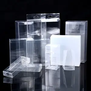 Kotak kemasan plastik PVC PP hewan peliharaan perawatan kulit kosmetik bening kustom kotak blister bermotif