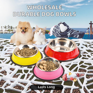 Comederos para Perros de Acero Inoxidable, Antideslizantes, Resistentes y con Alimentación Automática, Venta al Por Mayor de Fabricantes - Product Image 3