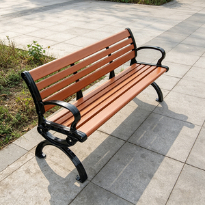 <span class=keywords><strong>Banc</strong></span> en métal d'extérieur, design moderne et durable, pour appartement ou patio, capacité de 2 ou 3 places - Product Image 1