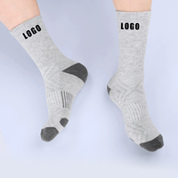 Échantillon gratuit de chaussettes de basket-ball personnalisées de haute qualité chaussettes de sport épaisses pour hommes chaussettes de sport professionnelles pour hommes