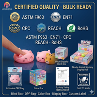 Vente en gros usine de Squishies animaux mignons de style Mochi, jouets anti-stress Kawaii pour animaux de compagnie, en plastique, pour le marché international