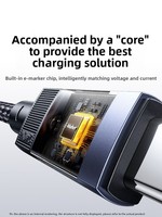 Cable USB 3.2 Gen2 Tipo-C Ugreen L701 con revestimiento de aluminio trenzado, transferencia de datos de alta velocidad, proyección de pantalla, carga rápida de 240W