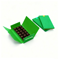 Emballage de boîte en papier écologique, emballage de boîte de chocolat, boîte d'affichage en papier pour chocolat