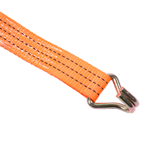 1,5 Zoll Einziehbarer Polyester 2000 Kg CE-Zertifizierter Ladegurt mit Doppel-J-Haken 38mm Ratschengurt - Product Image 4