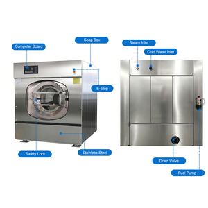 Laveuse-essoreuse automatique grande capacité, machine à laver industrielle pour hôtel et hôpital - Product Image 5