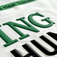 Étiquettes de vêtements lavables en silicone texturé 3D surélevé personnalisées pour les t-shirts et les vêtements de mode