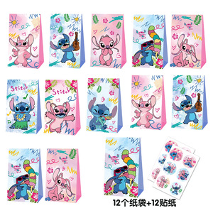Bolsas de Papel con Diseño de Lilo y Stitch, Bolsas de Regalo, Bolsas para Dulces, para Fiestas de Cumpleaños Infantiles, Venta al Por Mayor - Product Image 2