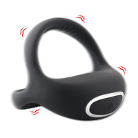 Anneau vibrant de luxe pour homme, stimulateur de prostate, anneau pénien triple croisé, jouet sexuel pour hommes, vente en gros pour fabricants de produits pour adultes