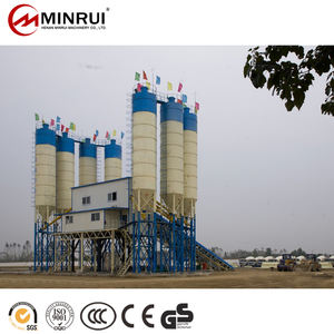 Planta Dosificadora de Concreto Premezclado Minrui HZS90 90m³/h con Mezcladora de Doble Eje JS1500, Potencia de Mezcla de 45kw, Motor, Caja de Engranajes, Rodamientos y PLC - Product Image 2