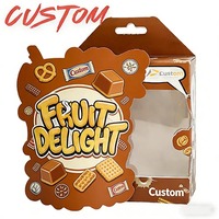 Boîtes de céréales personnalisées imprimées avec découpe unique de forme irrégulière, effet UV localisé, pour fleurs comestibles Cali Packs 3.5G – Créez votre design