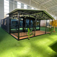 Casa Contenedor Modular Prefabricada Expandible, Estructura de Acero, Casa Móvil Plegable para Vivir, Resort o Camping