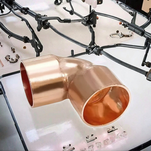 Nxf 90 Đồng khuỷu tay ASTM b280en12735/jish3300 mông hàn ống Phù hợp kết nối UNS c11000/c12200 DN15-1200 mịn đúc - Product Image 2