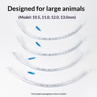 Tube endotrachéal vétérinaire d'urgence pour animaux de compagnie, avec manchon, pour anesthésie et intubation trachéale en milieu hospitalier pour petits animaux