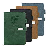 Organisateur/Agenda compact A5 personnalisé avec boucle magnétique, couverture en cuir, reliure cousue et porte-stylo – Idéal comme cadeau