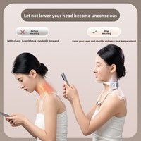 Support cervical réglable Attelle de cou Anti-avant Correcteur de posture de la tête Dispositif de correction de traction du cou Anti-tête