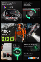 Reloj Inteligente C40 Pro Unisex con Forma Cuadrada, Resistente al Agua, con Asistente de Voz con IA, para Deportes y Monitoreo de Salud, Compatible con Android