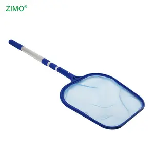 2022 121cm 3 Sections Telescopic Poles Leaf Skimmer, Above Ground Pool Maintenance Skimmer