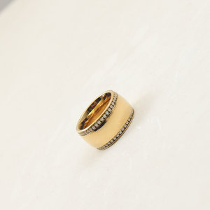 Anillos de Boda Chapados en Oro de 18K para Mujer, Anillos Apilables con Circonita Cúbica, Anillos de Compromiso y Promesa, Joyería Moderna - Product Image 4