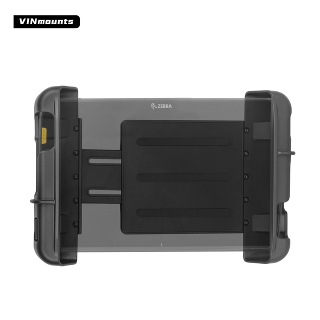 VINmounts Industrial 10" Anti-Theft Tablet Holder with Lock for Zebra ET40/ET45, Secure Metal Mount Stand VIN-PBJ-016-LOCK