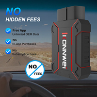 Herramienta de Diagnóstico Automotriz de Sistema Completo KONNWEI MAXOBD, Lector de Códigos OBD2 Bluetooth para VW, BMW, Ford, Toyota, Audi, Benz