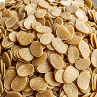 Bolitas de Galleta de Camarón Semiterminadas, Bajas en Grasa, Saladas y Fritas, para Fábricas de Alimentos y Restaurantes