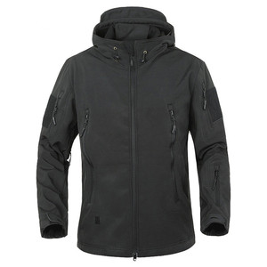 Men's Outdoor <strong>Windbreaker</strong> Combat Jacket Camouflage Uniform <strong>Camping</strong> Softshell Hiking Jacket With Hoodie - Product Image 1
