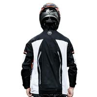 Combinaison imperméable en nylon imperméable pour les activités de plein air de moto et de vélo de course Pantalon et manteau de pluie fendus pour l'escalade