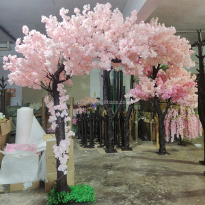 V25 seda <span class=keywords><strong>artificial</strong></span> flor de cerezo árbol flor de cerezo boda flor árbol para decoración al por mayor - Product Image 4