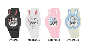 Reloj para Estudiantes, Reloj <span class=keywords><strong>de</strong></span> Cuarzo Resistente al Agua para Niños, Reloj <span class=keywords><strong>de</strong></span> Dibujos Animados Colorido para Niños y Niñas, Estilo Moderno - Product Image 6