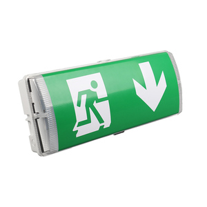 8W 3 ore IP65 Indoor impermeabile automatico di emergenza LED paratia luce con uomo in esecuzione e freccia - Product Image 3