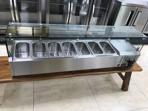 <span class=keywords><strong>Prezzo</strong></span> all'ingrosso gelato frigorifero in acciaio inox <span class=keywords><strong>orizzontale</strong></span> congelatori a pozzetto tavolo da lavoro vetrina frigorifero - Product Image 3