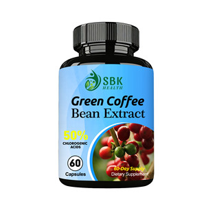 Custom Label ODM Green Coffee Bean Extract Capsules Herbal <b>Supplement</b> Promote Health Metabolism Levels and Boost Cognition Level - Product Image 1